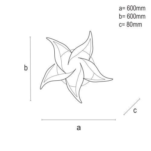 LED design mennyezeti lámpa 100W 600x80 mm IP20 3000-6500K dimmelhető SMART vezérlés - J3336/W