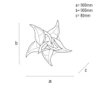 LED design mennyezeti lámpa 180W 900x80 mm IP20 3000-6500K dimmelhető SMART vezérlés - J3337/CH