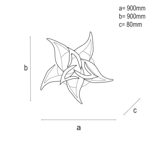 LED design mennyezeti lámpa 180W 900x80 mm IP20 3000-6500K dimmelhető SMART vezérlés - J3337/CH