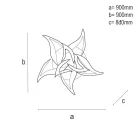 LED design mennyezeti lámpa 180W 900x80 mm IP20 3000-6500K dimmelhető SMART vezérlés - J3337/W
