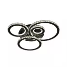 LED design mennyezeti lámpa 120W, 7600 lm, 3000K-6500K, IP20, fém-akril - J3338/B