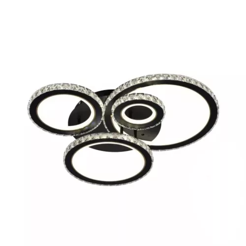 LED design mennyezeti lámpa 120W, 7600 lm, 3000K-6500K, IP20, fém-akril - J3338/B