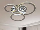 LED design mennyezeti lámpa 120W, 7600 lm, 3000K-6500K, IP20, fém-akril - J3338/CH
