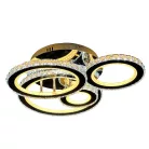 LED design mennyezeti lámpa 120W, 7600 lm, 3000K-6500K, IP20, fém-akril - J3338/CH