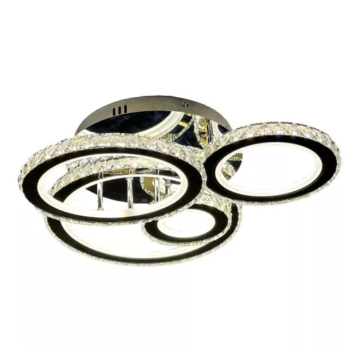 LED design mennyezeti lámpa 120W, 7600 lm, 3000K-6500K, IP20, fém-akril - J3338/CH