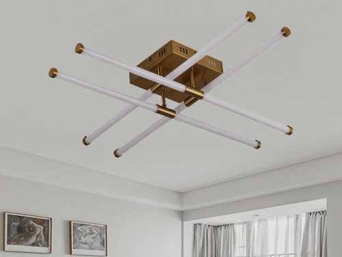 LED design mennyezeti lámpa 30W, 2800lm, 3000-6500K, IP20, fém-akril - J3339/G