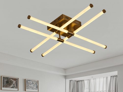 LED design mennyezeti lámpa 30W, 2800lm, 3000-6500K, IP20, fém-akril - J3339/G