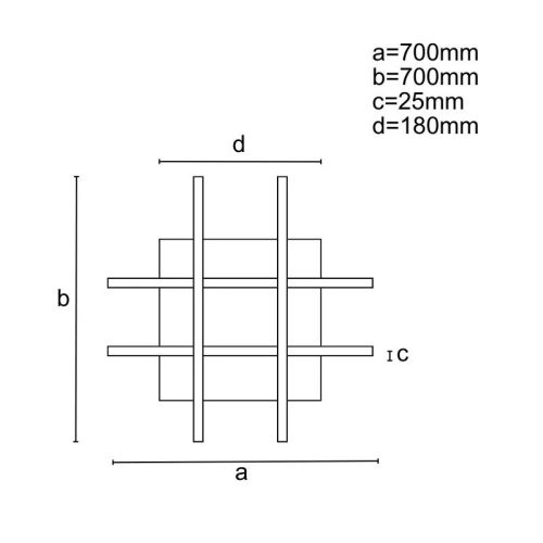 LED design mennyezeti lámpa 30W, 2800lm, 3000-6500K, IP20, fém-akril - J3339/G