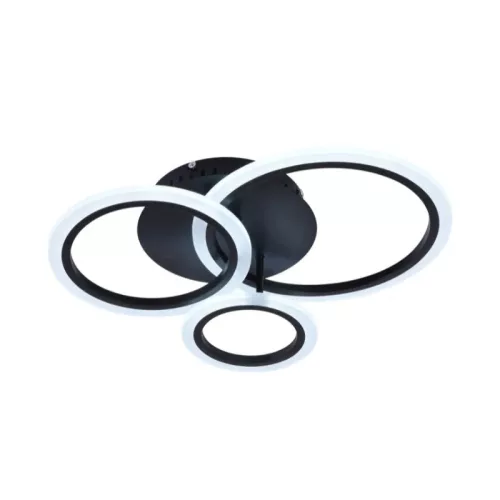 LED mennyezeti lámpa 40W 3200lm dimmelhető SMART vezérlés IP20, fekete – J3340/B