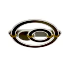 LED design mennyezeti lámpa 120W, 9700 lm, 3000K–6500K, IP20, 499x470x155 mm - J3341/B