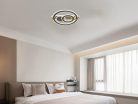 LED design mennyezeti lámpa 120W, 9700 lm, 3000K–6500K, IP20, 499x470x155 mm - J3341/B
