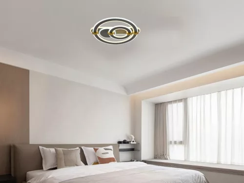 LED design mennyezeti lámpa 120W, 9700 lm, 3000K–6500K, IP20, 499x470x155 mm - J3341/B