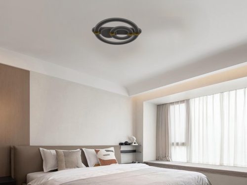 LED design mennyezeti lámpa 120W, 9700 lm, 3000K–6500K, IP20, 499x470x155 mm - J3341/B