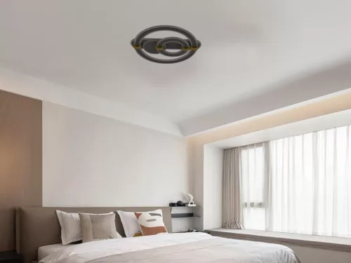 LED design mennyezeti lámpa 120W, 9700 lm, 3000K–6500K, IP20, 499x470x155 mm - J3341/B