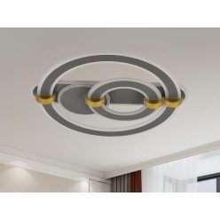   LED design mennyezeti lámpa 120W, 9700 lm, 3000K–6500K, IP20, 499x470x155 mm - J3341/S
