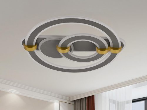 LED design mennyezeti lámpa 120W, 9700 lm, 3000K–6500K, IP20, 499x470x155 mm - J3341/S