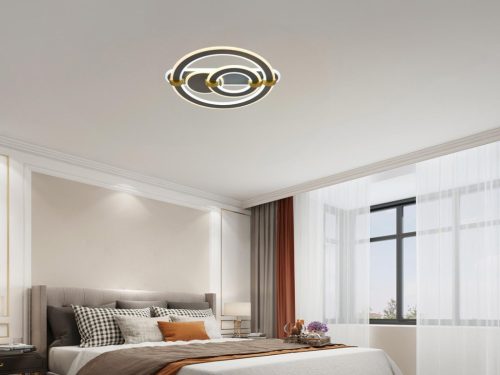 LED design mennyezeti lámpa 120W, 9700 lm, 3000K–6500K, IP20, 499x470x155 mm - J3341/S