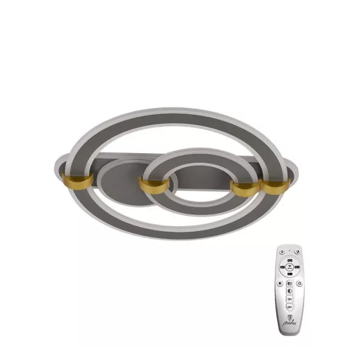 LED design mennyezeti lámpa 120W, 9700 lm, 3000K–6500K, IP20, 499x470x155 mm - J3341/S