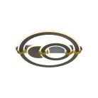 LED design mennyezeti lámpa 120W, 9700 lm, 3000K–6500K, IP20, 499x470x155 mm - J3341/S