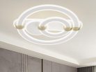 LED design mennyezeti lámpa 120W, 9700 lm, 3000K–6500K, IP20, 499x470x155 mm - J3341/W