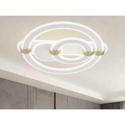   LED design mennyezeti lámpa 120W, 9700 lm, 3000K–6500K, IP20, 499x470x155 mm - J3341/W