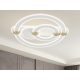 LED design mennyezeti lámpa 120W, 9700 lm, 3000K–6500K, IP20, 499x470x155 mm - J3341/W