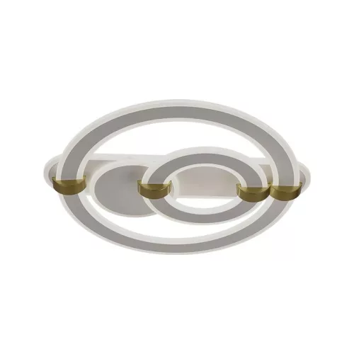 LED design mennyezeti lámpa 120W, 9700 lm, 3000K–6500K, IP20, 499x470x155 mm - J3341/W