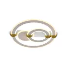 LED design mennyezeti lámpa 120W, 9700 lm, 3000K–6500K, IP20, 499x470x155 mm - J3341/W