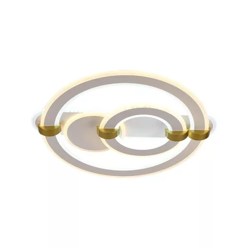 LED design mennyezeti lámpa 120W, 9700 lm, 3000K–6500K, IP20, 499x470x155 mm - J3341/W