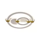 LED design mennyezeti lámpa 120W, 9700 lm, 3000K–6500K, IP20, 499x470x155 mm - J3341/W