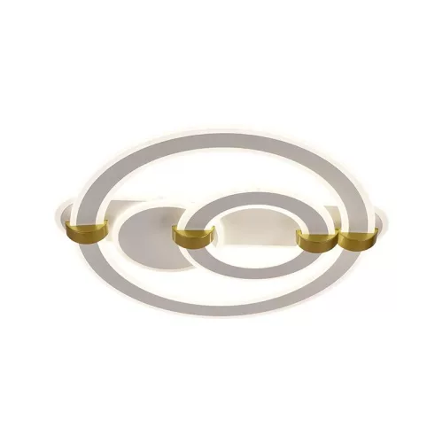 LED design mennyezeti lámpa 120W, 9700 lm, 3000K–6500K, IP20, 499x470x155 mm - J3341/W