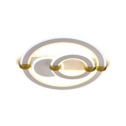 LED design mennyezeti lámpa 120W, 9700 lm, 3000K–6500K, IP20, 499x470x155 mm - J3341/W