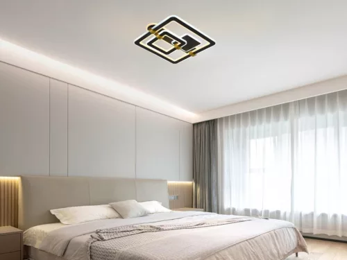 LED design mennyezeti lámpa 140W, 10100 lm, 3000K–6500K, IP20, 499x470x155 mm - J3342/B