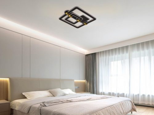 LED design mennyezeti lámpa 140W, 10100 lm, 3000K–6500K, IP20, 499x470x155 mm - J3342/B