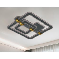   LED design mennyezeti lámpa 140W, 10100 lm, 3000K–6500K, IP20, 499x470x155 mm - J3342/S