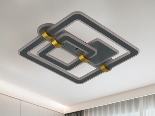 LED design mennyezeti lámpa 140W, 10100 lm, 3000K–6500K, IP20, 499x470x155 mm - J3342/S