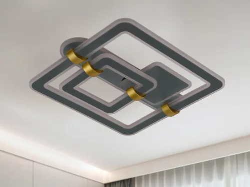 LED design mennyezeti lámpa 140W, 10100 lm, 3000K–6500K, IP20, 499x470x155 mm - J3342/S