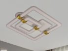 LED design mennyezeti lámpa 140W, 10100 lm, 3000K–6500K, IP20, 499x470x155 mm - J3342/W