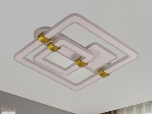 LED design mennyezeti lámpa 140W, 10100 lm, 3000K–6500K, IP20, 499x470x155 mm - J3342/W