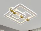 LED design mennyezeti lámpa 140W, 10100 lm, 3000K–6500K, IP20, 499x470x155 mm - J3342/W