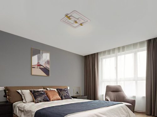 LED design mennyezeti lámpa 140W, 10100 lm, 3000K–6500K, IP20, 499x470x155 mm - J3342/W