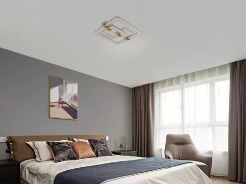 LED design mennyezeti lámpa 140W, 10100 lm, 3000K–6500K, IP20, 499x470x155 mm - J3342/W