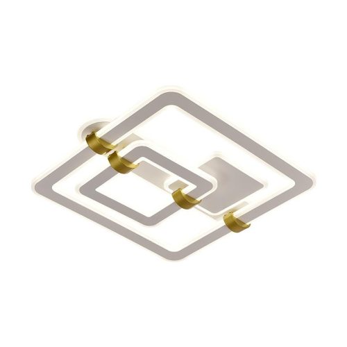 LED design mennyezeti lámpa 140W, 10100 lm, 3000K–6500K, IP20, 499x470x155 mm - J3342/W