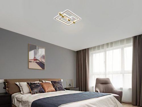 LED design mennyezeti lámpa 140W, 10100 lm, 3000K–6500K, IP20, 499x470x155 mm - J3342/W