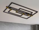 LED design mennyezeti lámpa 280W, 22000 lm, 3000K–6500K, IP20, 900x600x165 mm - J3343/B