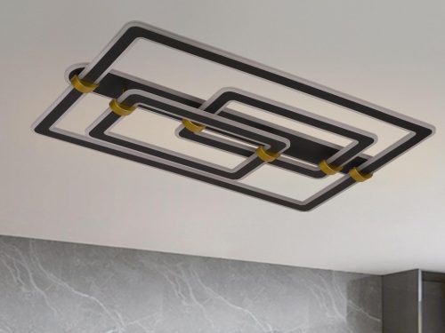 LED design mennyezeti lámpa 280W, 22000 lm, 3000K–6500K, IP20, 900x600x165 mm - J3343/B