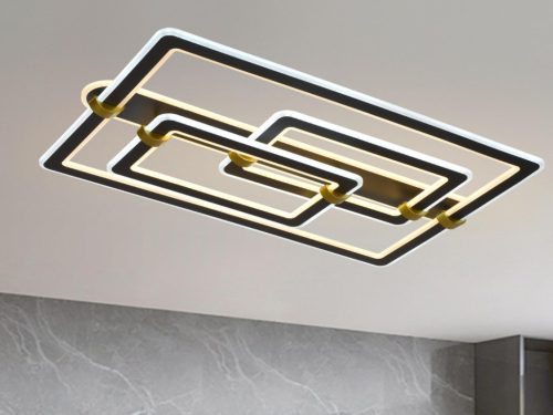 LED design mennyezeti lámpa 280W, 22000 lm, 3000K–6500K, IP20, 900x600x165 mm - J3343/B