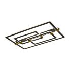 LED design mennyezeti lámpa 280W, 22000 lm, 3000K–6500K, IP20, 900x600x165 mm - J3343/B