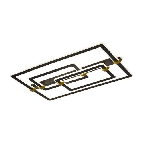 LED design mennyezeti lámpa 280W, 22000 lm, 3000K–6500K, IP20, 900x600x165 mm - J3343/B