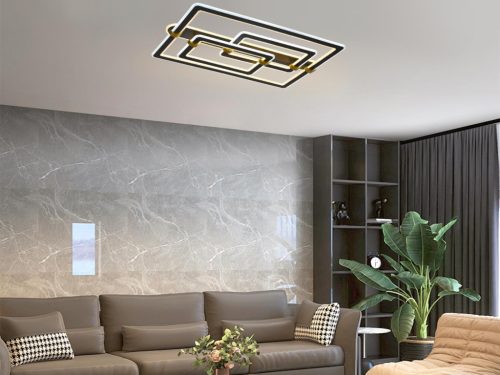 LED design mennyezeti lámpa 280W, 22000 lm, 3000K–6500K, IP20, 900x600x165 mm - J3343/B